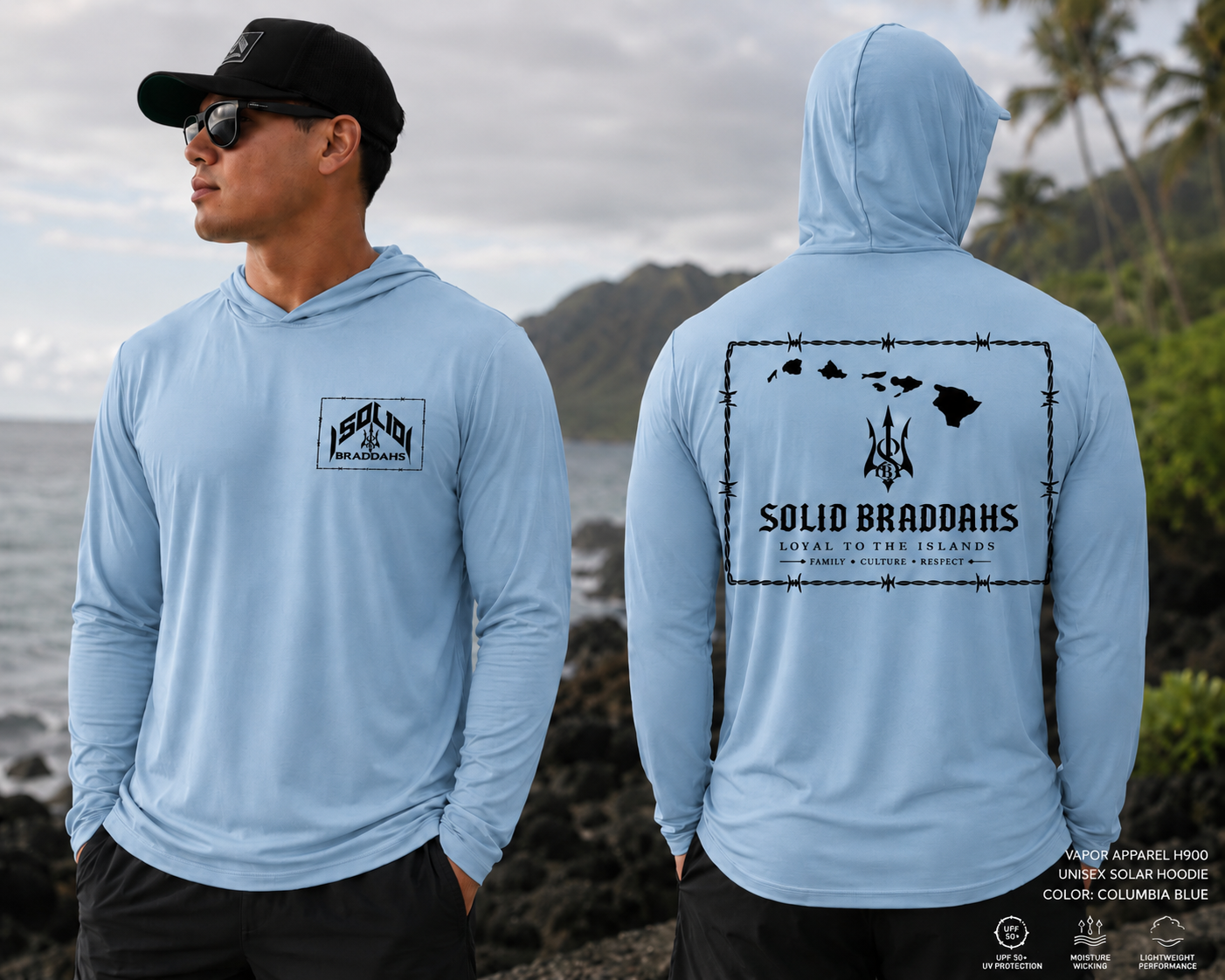 Loyal to the Islands Solar Hoodie