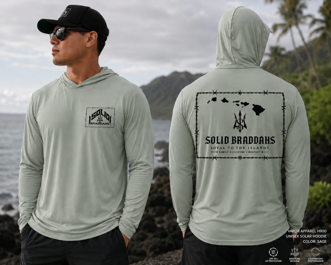 Loyal to the Islands Solar Hoodie